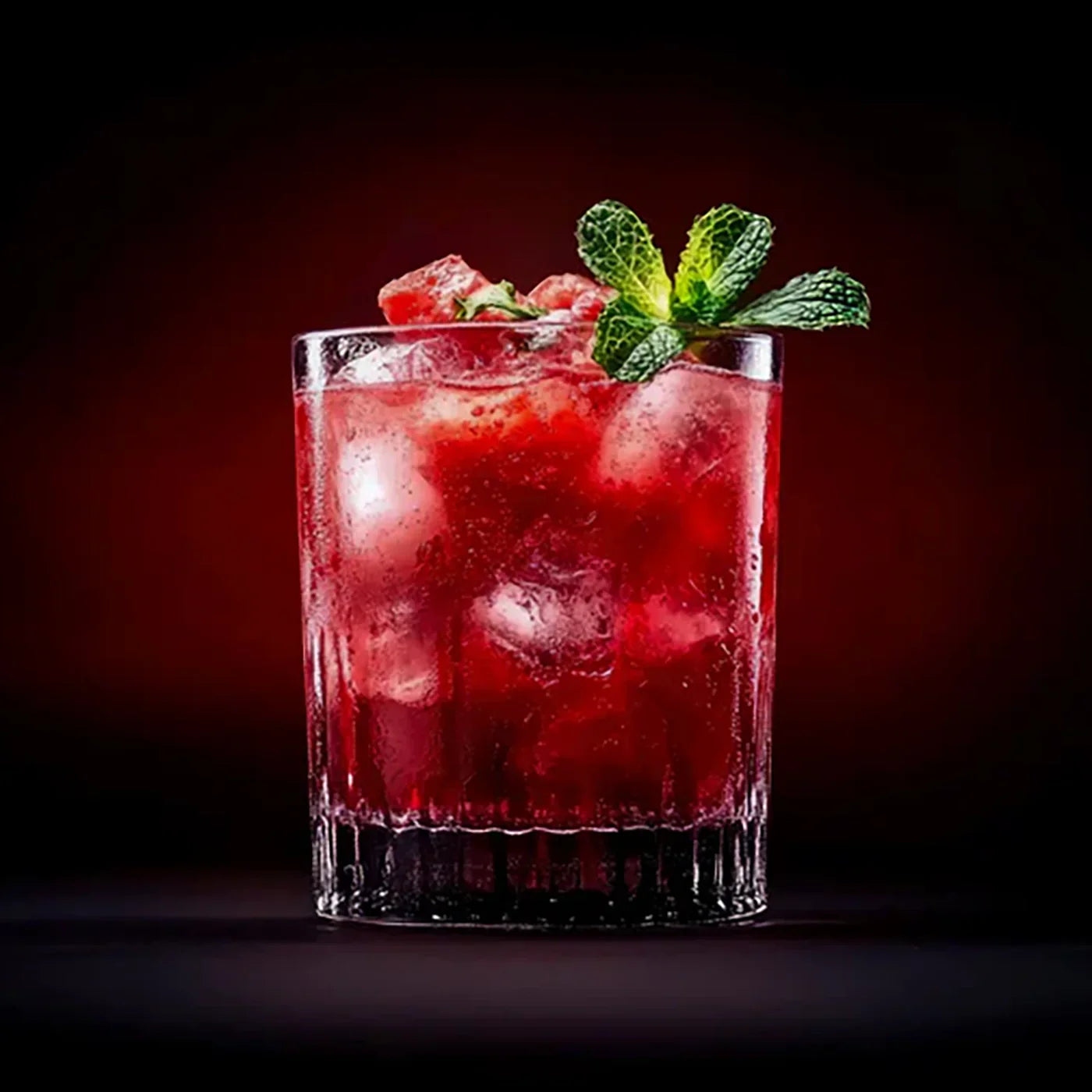 Crimson Fizz Mocktail