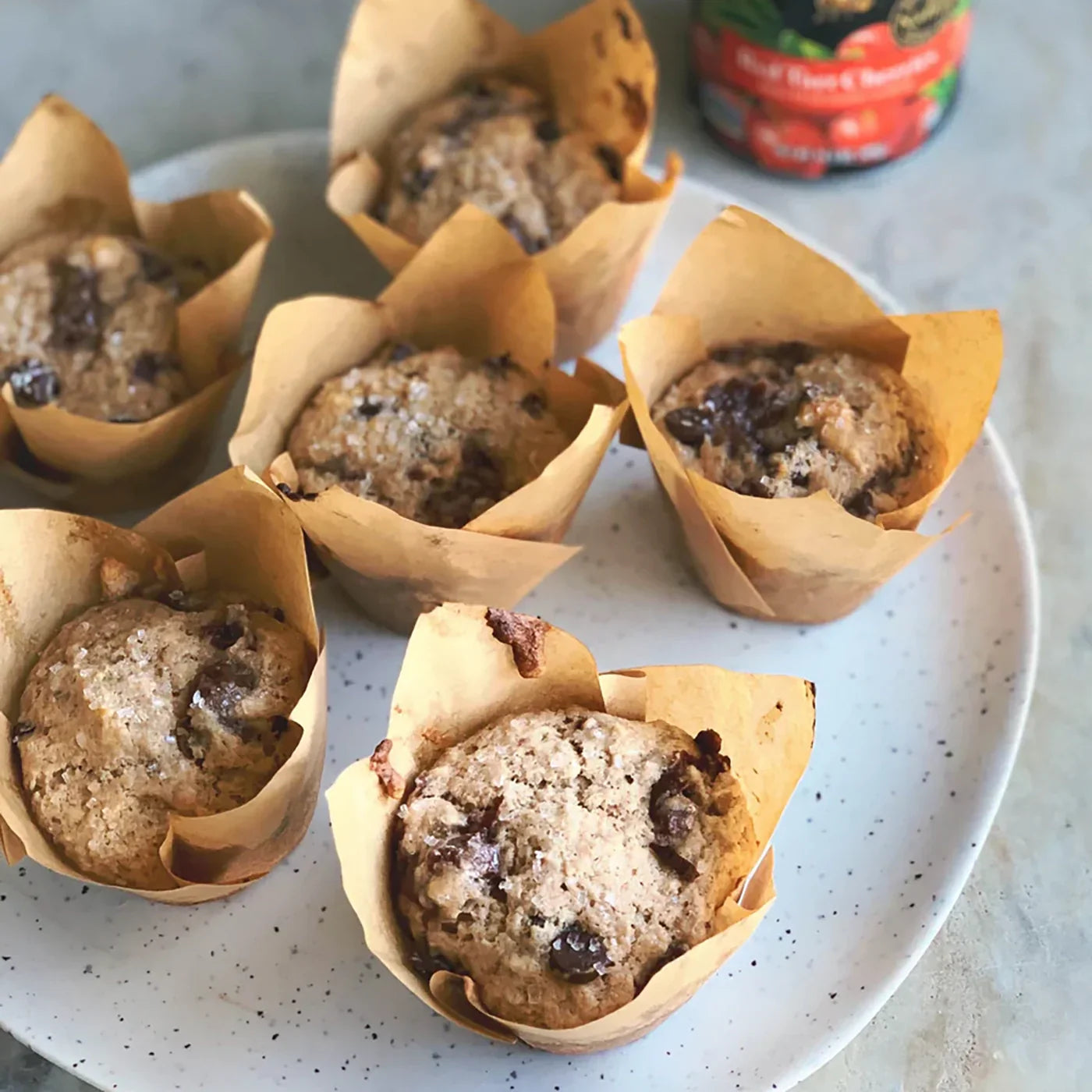 Red Tart Cherry Muffins