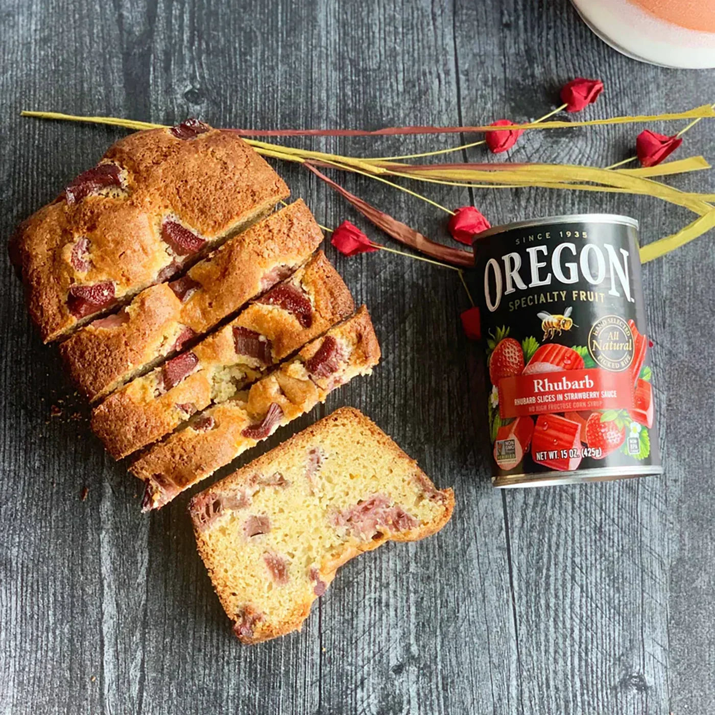 Rhubarb Quick Bread-Oregon Fruit Company
