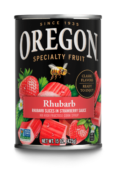 Rhubarb in Strawberry Sauce