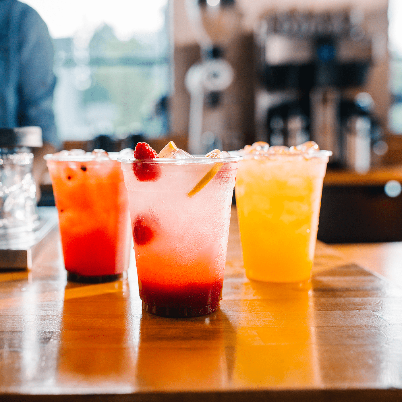 Fruit Drinks made with Oregon Fruit Pourable Fruits