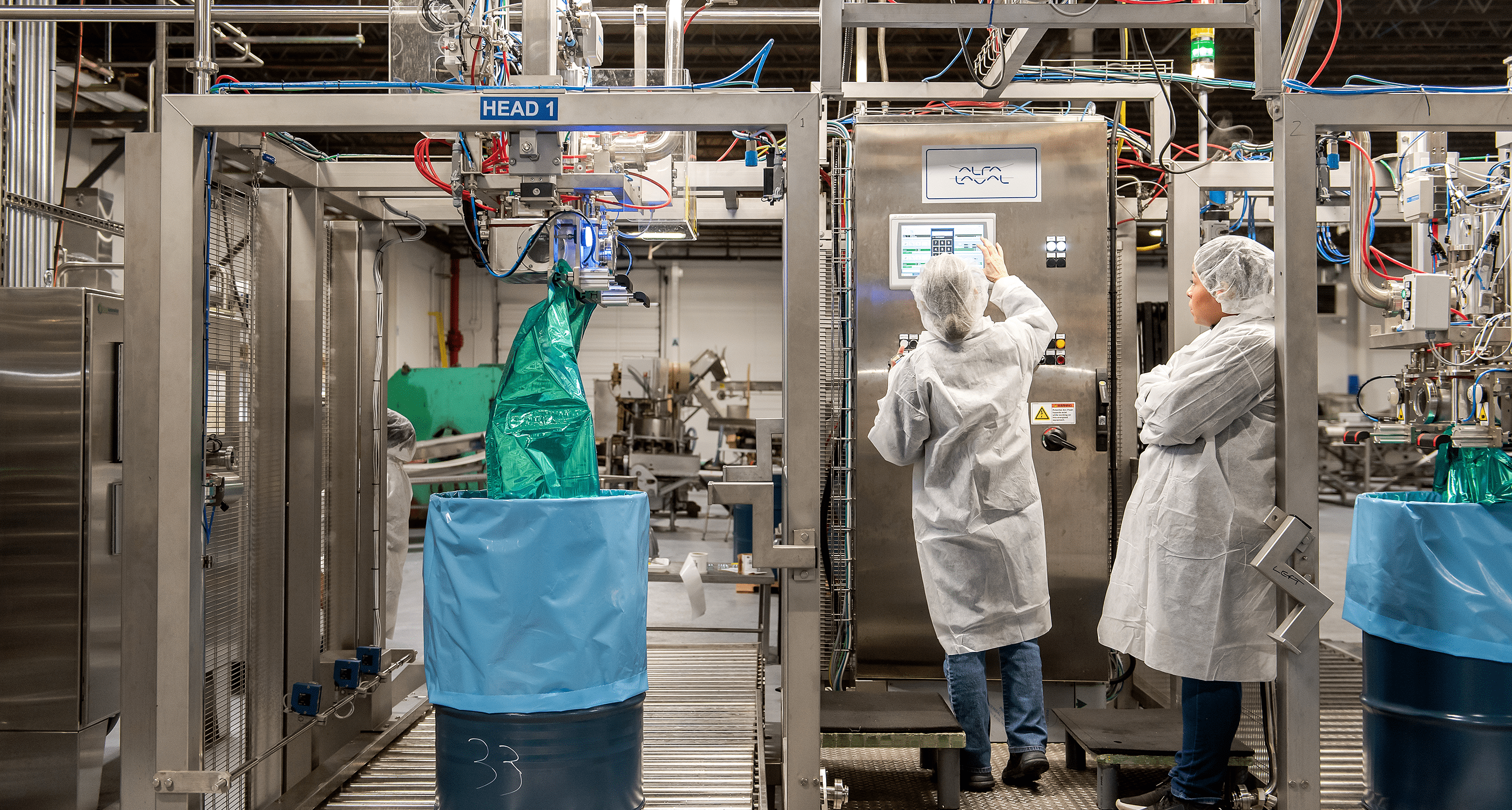 Oregon Fruit workers making shelf-stable fruit products