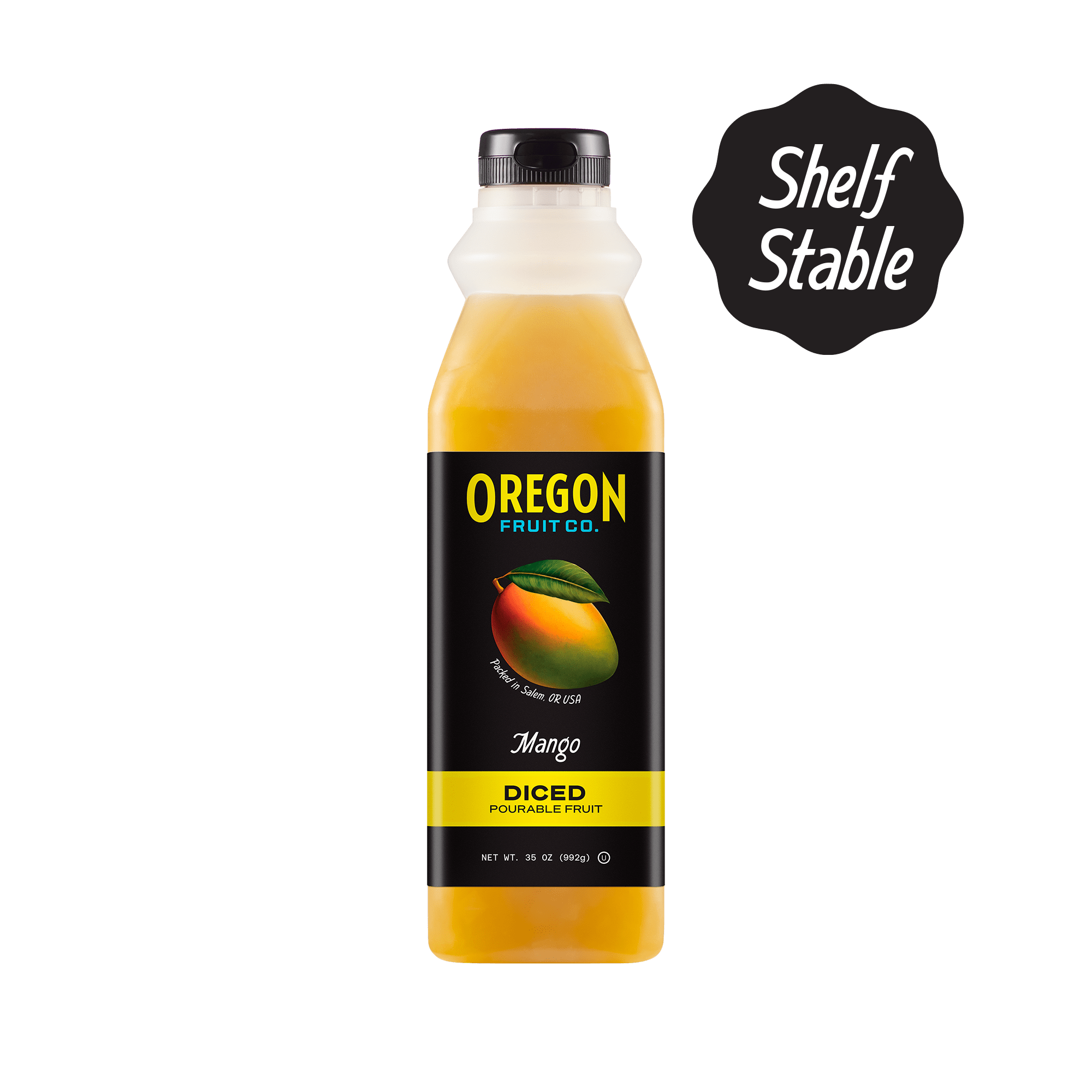 Mango Diced Pourable Fruit-Oregon Fruit Company