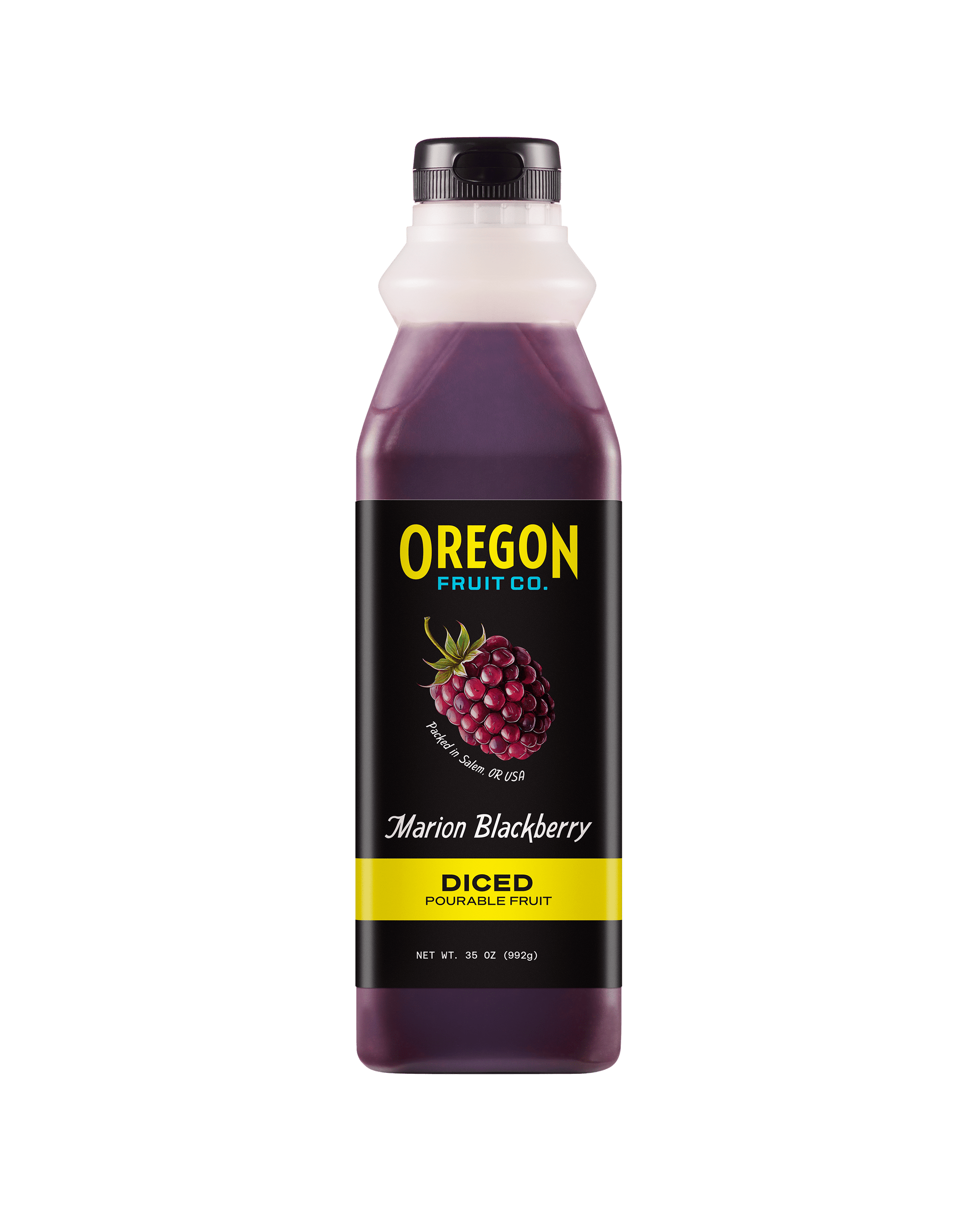 Marion Blackberry Diced Pourable Fruit - Frozen