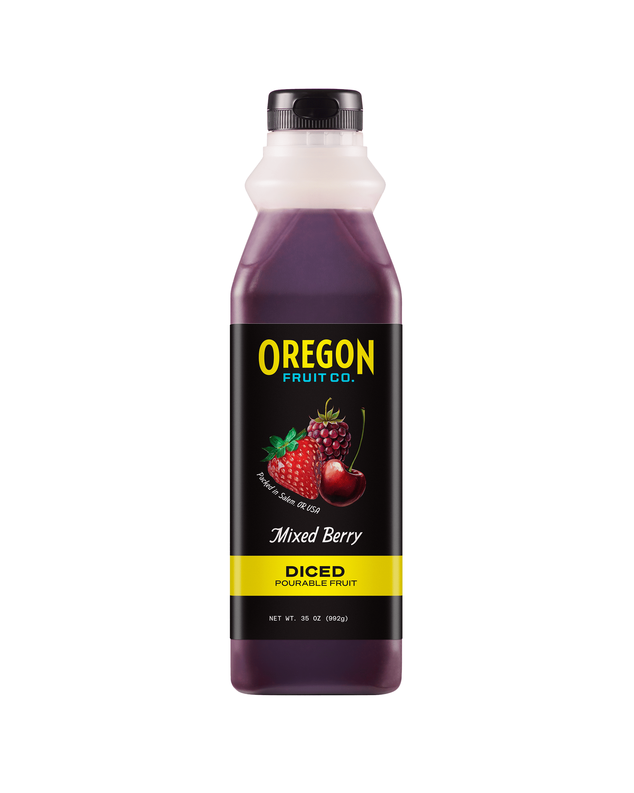 Frozen Mixed Berry Diced Pourable Fruit | Oregon Fruit