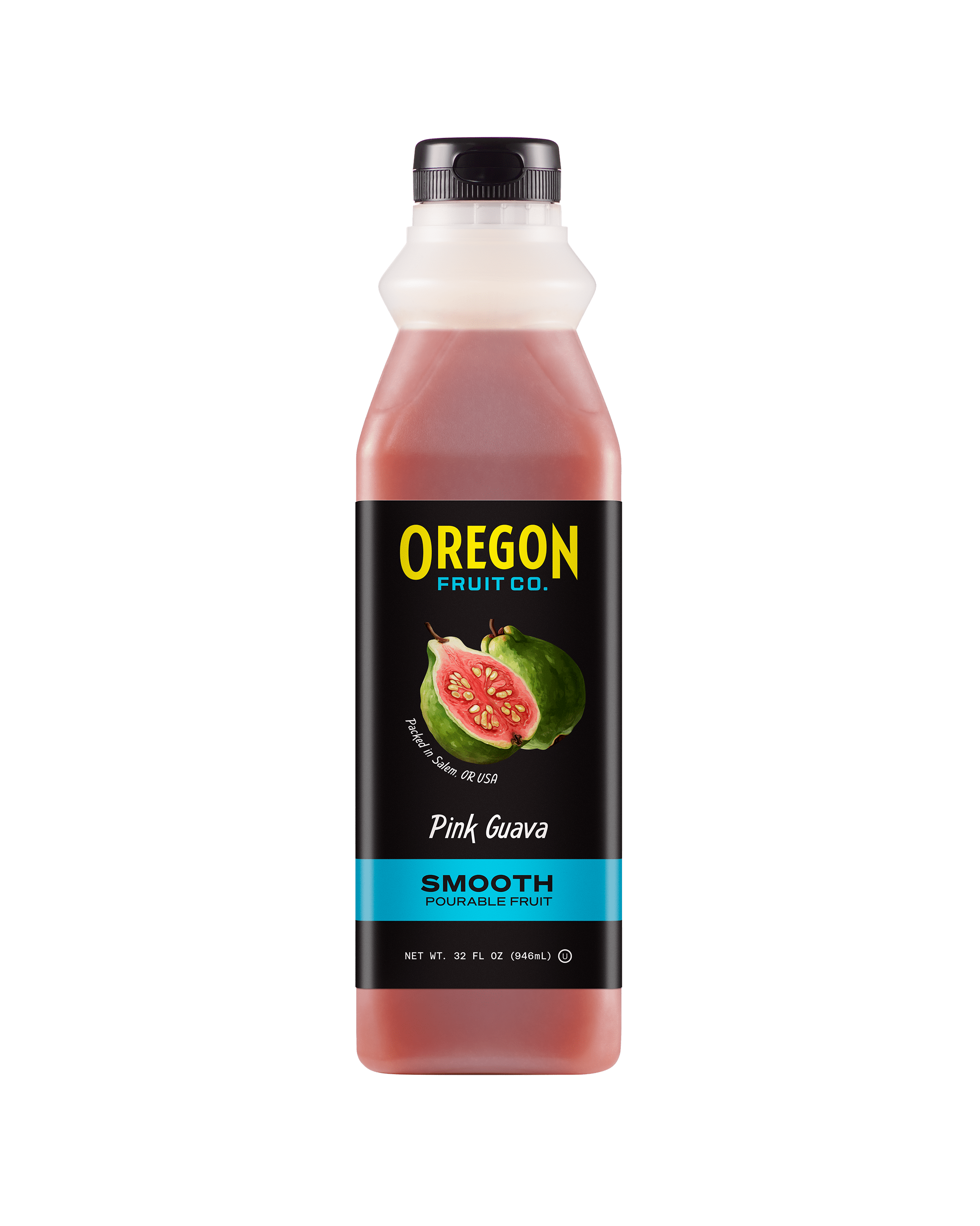 Pink Guava Smooth Pourable Fruit - Frozen-Oregon Fruit Company