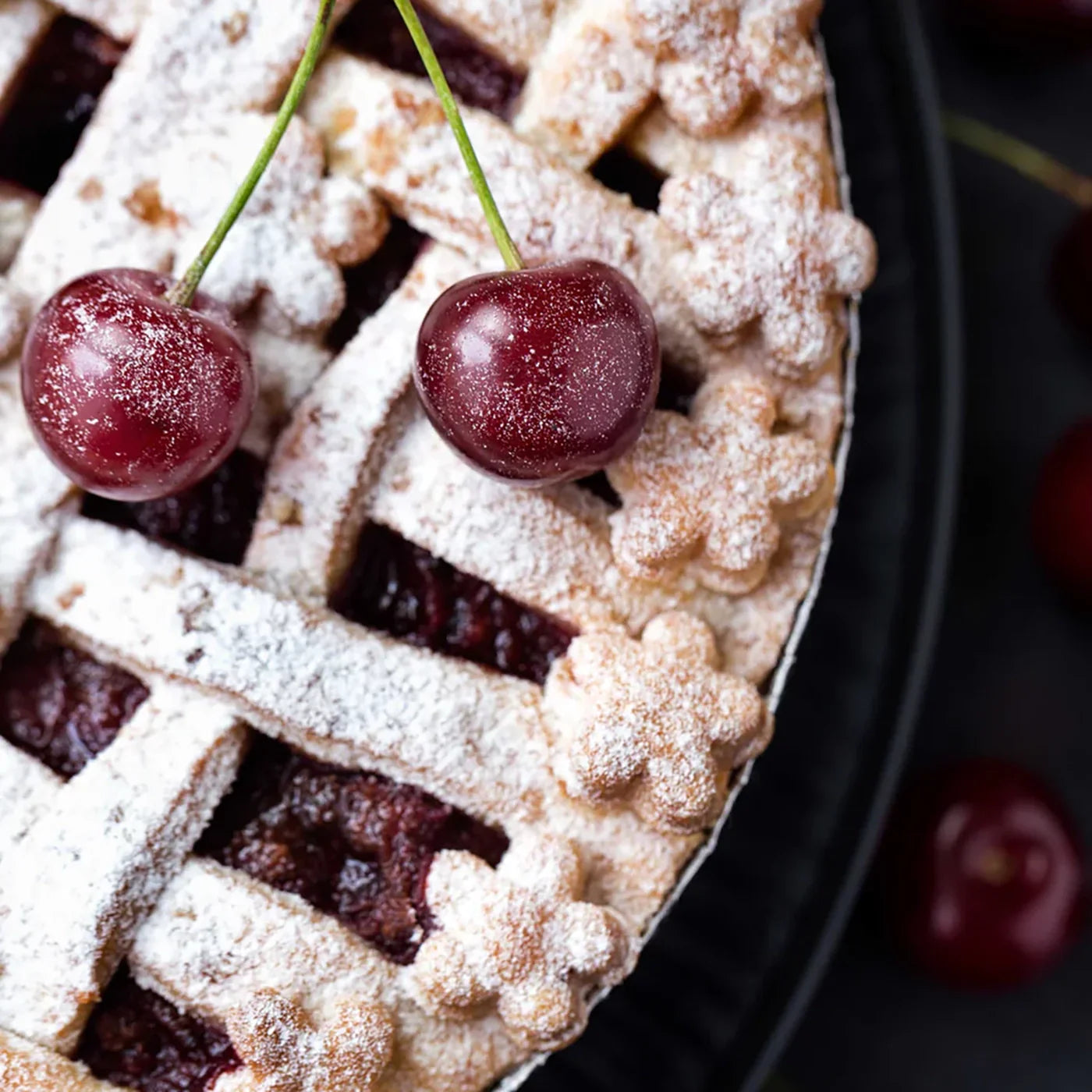 Dark Sweet Cherry Pie