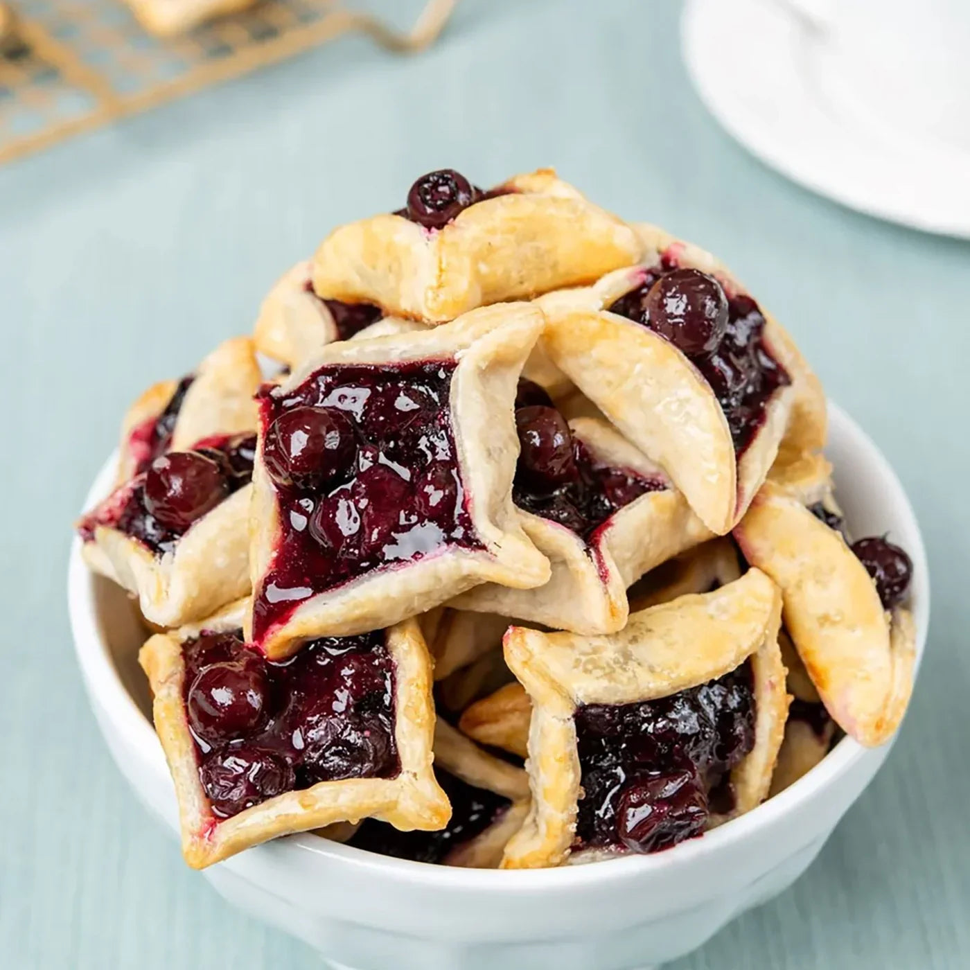 Blueberry Pie Bites