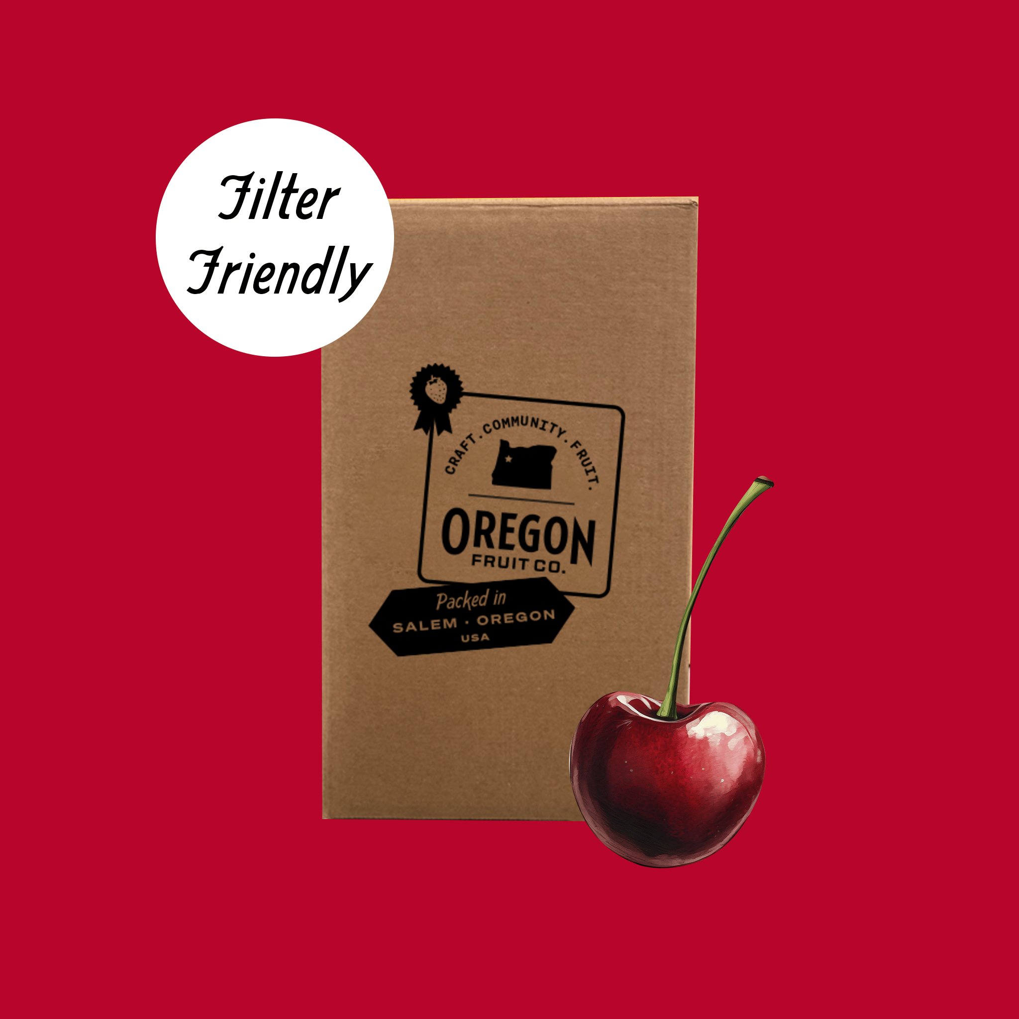 Filter Friendly Depectinized Dark Sweet Cherry Aseptic Puree