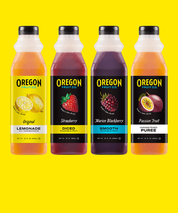 a group of bottles of juice