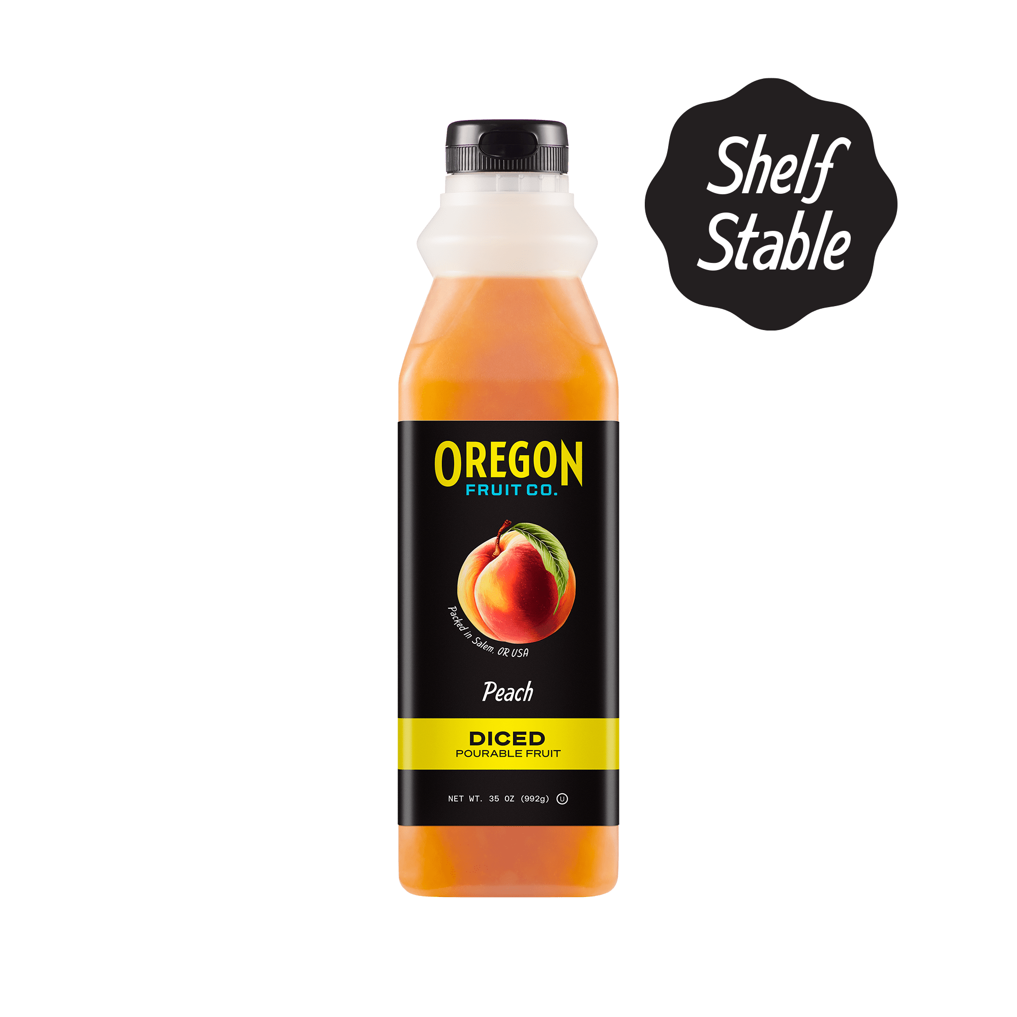 Peach Diced Pourable Fruit