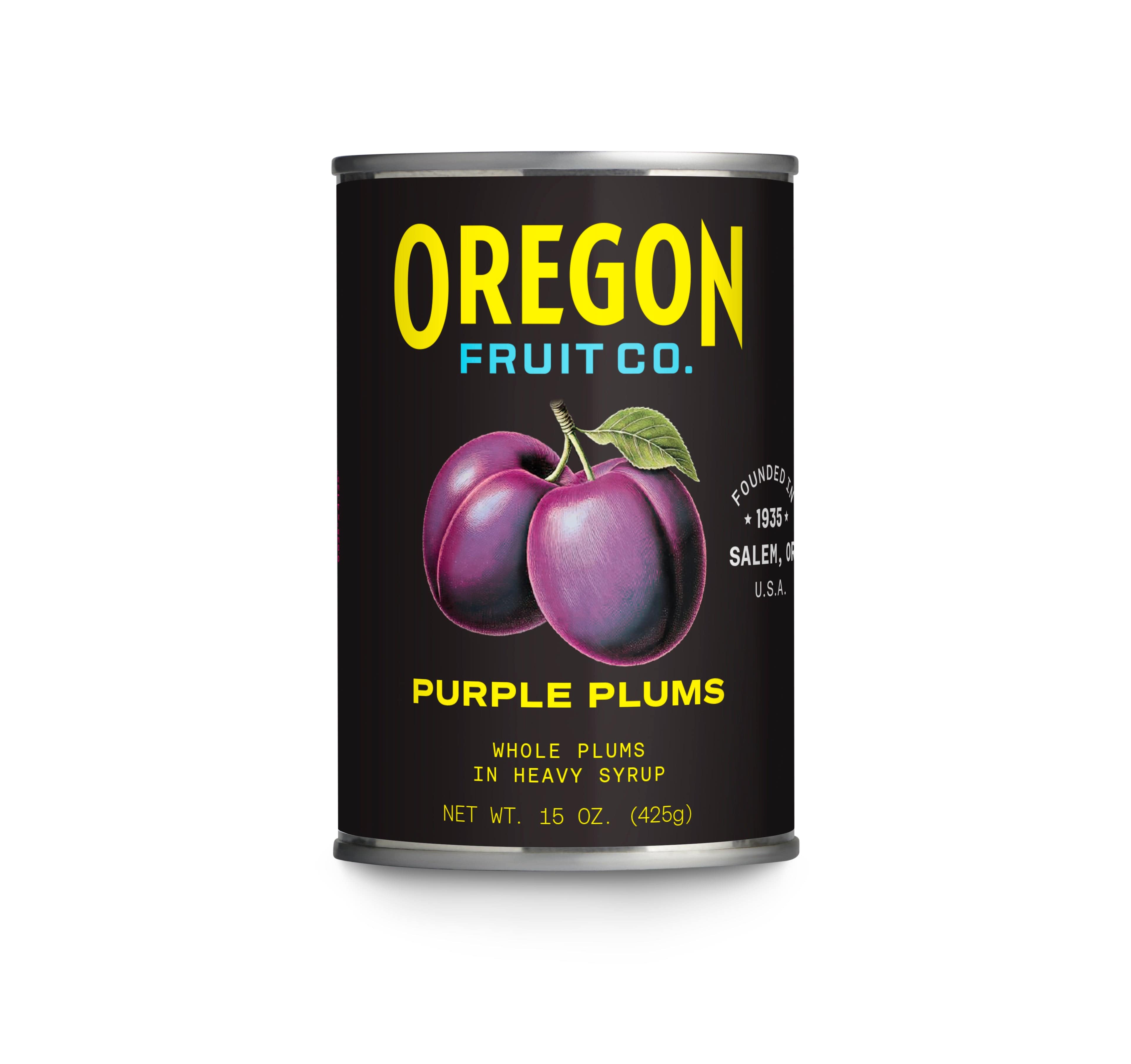 Purple Plums In Heavy Syrup