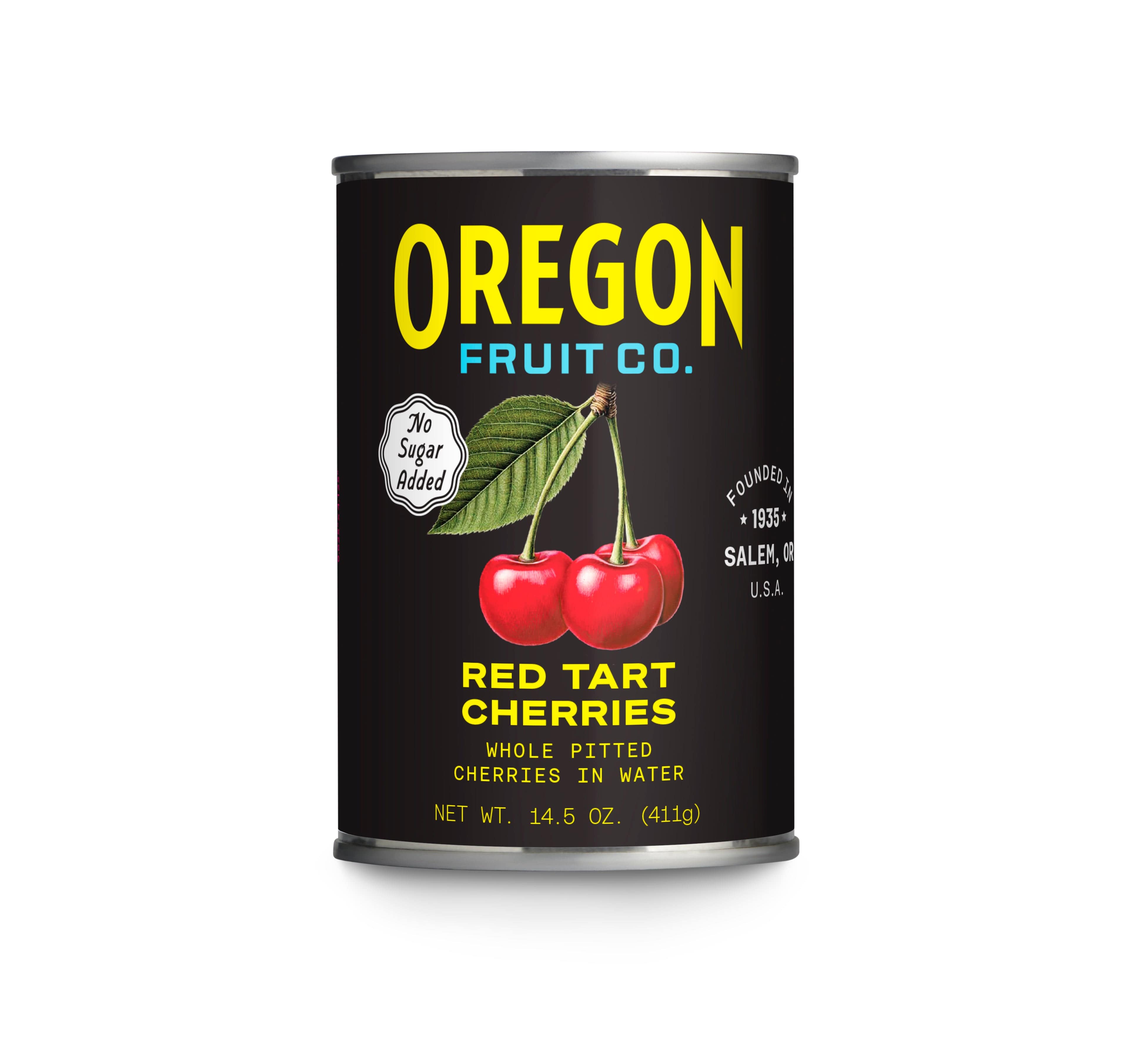 Red Tart Cherries In Water