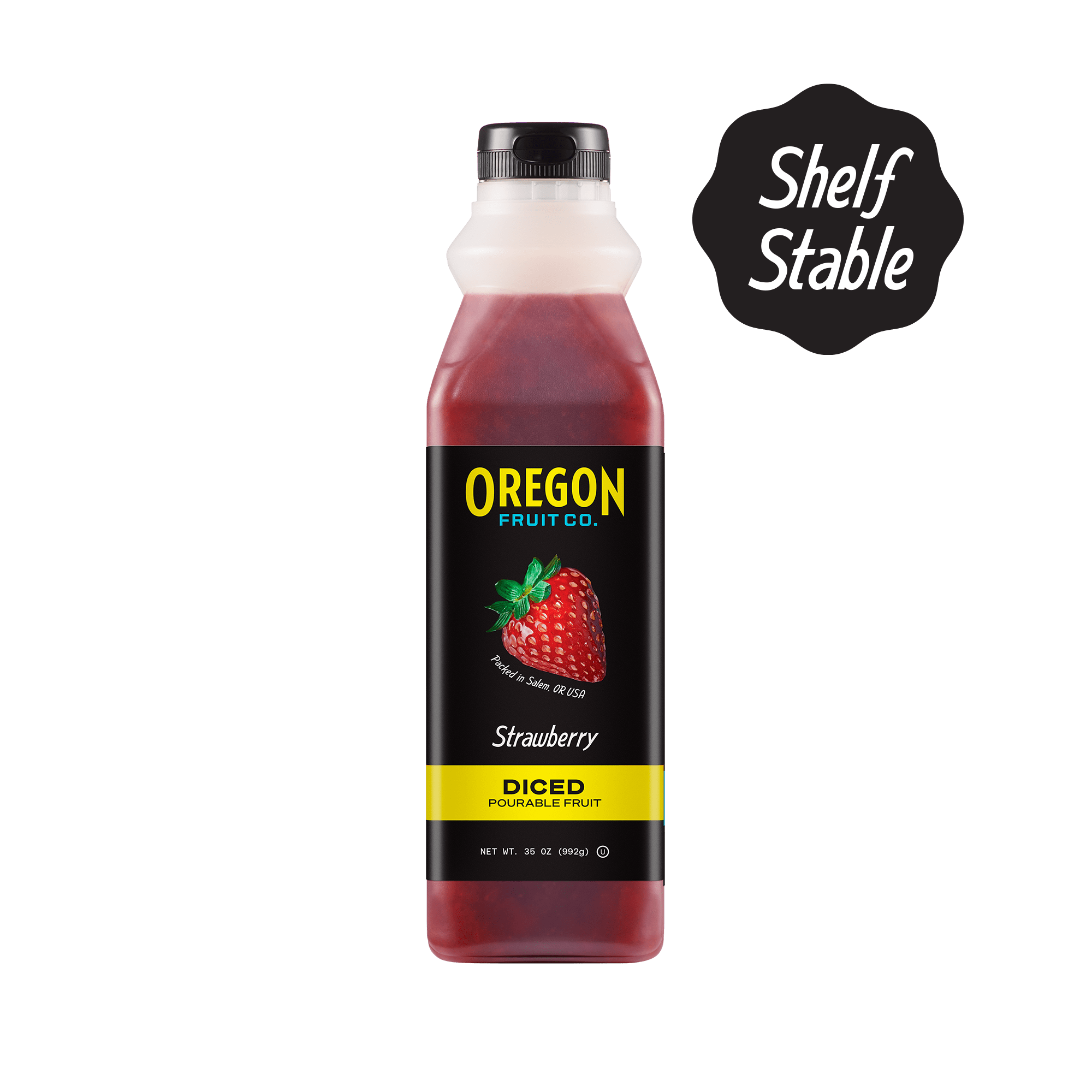 Strawberry Diced Pourable Fruit-Oregon Fruit Company
